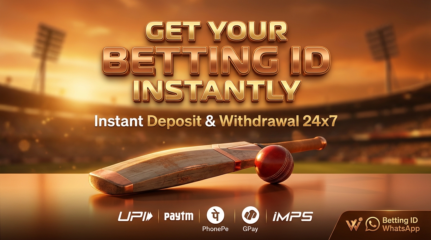 get your betting id on WhatsApp today